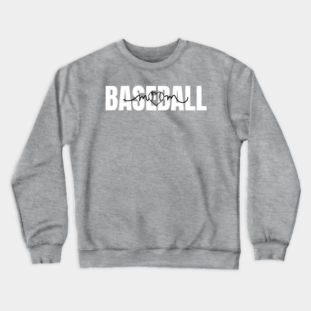 Baseball Mom Crewneck Sweatshirt by Bouteeqify